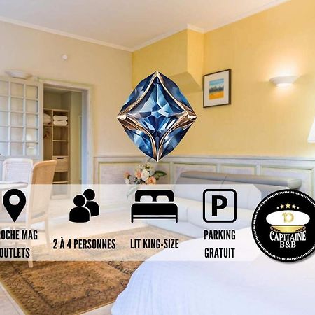 Le Saphir - Confort - Proche Mag Outlet Troyes - Parking Gratuit Pont-Sainte-Marie Luaran gambar